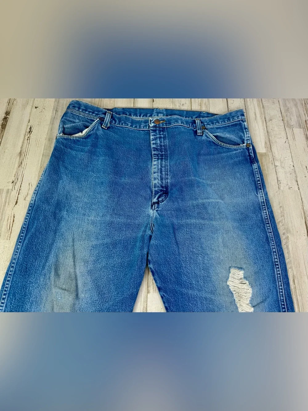Wrangler Jeans Men's 40x36 Blue Cowboy Western Outdoors 936PWD